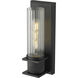 None Wall Sconce Wall Light in Matte Black